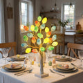 🌳Lighted Birch Egg Tree with 24 Colorful Eggs (2 FT)💡Brighten Your Easter & Spring