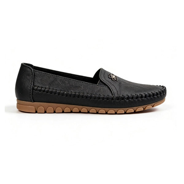 Stylish Orthopedic Leather Shoes - All-Day Comfort for Women